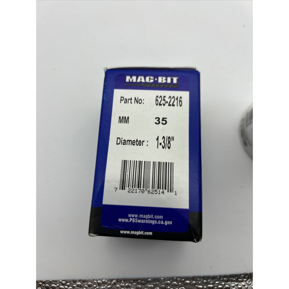 Mag-Bit 625-2216 Mag-Grit 1-3/8" Tungsten Carbide Grit Hole Saw‎ for SDS Drills